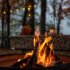 firepit in outdoor space